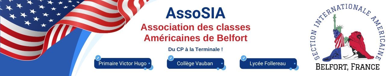 Logo AssoSIA — Association des classes américaines de Belfort